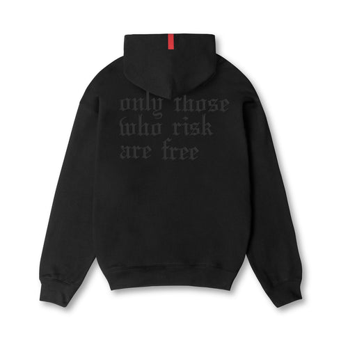 0874. Tech-Terry™ Zip Pocket Hoodie - Black/Black "OTWR"