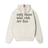 0874. Tech-Terry™ Zip Pocket Hoodie - Stone/Black "OTWR"