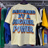 Godspeed T-shirts Star Shock Skull Print Cotton Casual Short Sleeve Men and Women