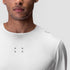 0907. AeroSilver® Training Long Sleeve - White "Space Bracket"