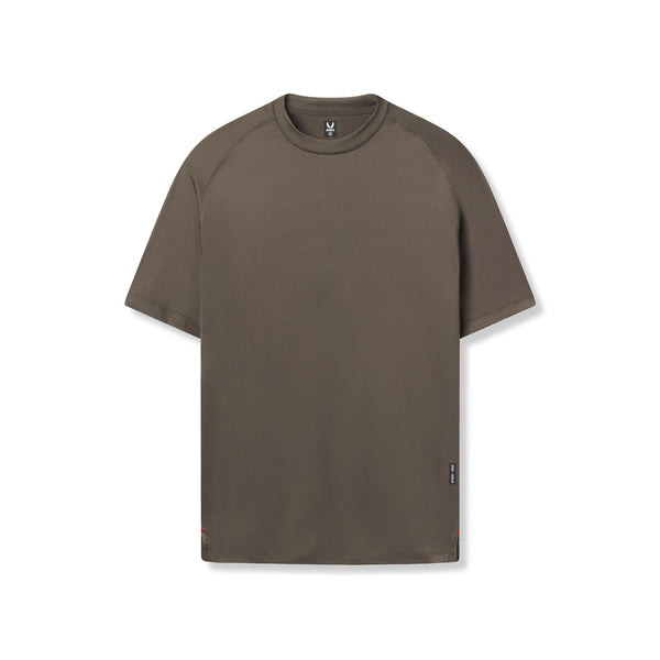 0918. AeroSilver® Fitted Tee - Deep Taupe