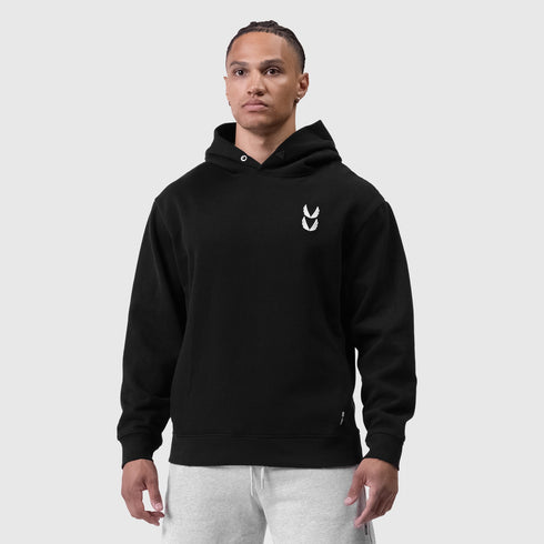 0920. Tech Essential™ Distressed Hoodie - Black