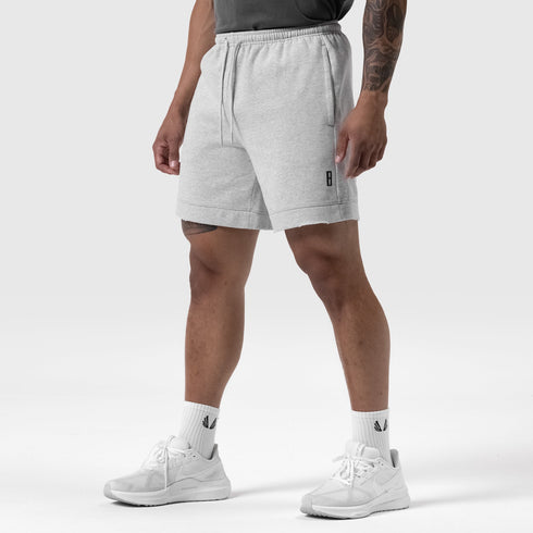 0921. Tech Essential™ Sweat Short - Heather Grey