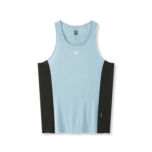 0949. Laser-Vent™ Singlet Tank - Light Sky/Black