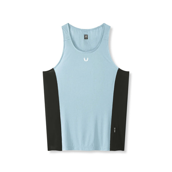 0949. Laser-Vent™ Singlet Tank - Light Sky/Black