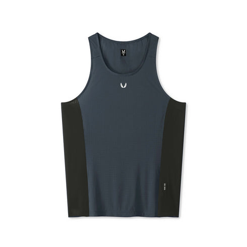 0949. Laser-Vent™ Singlet Tank - Navy/Black