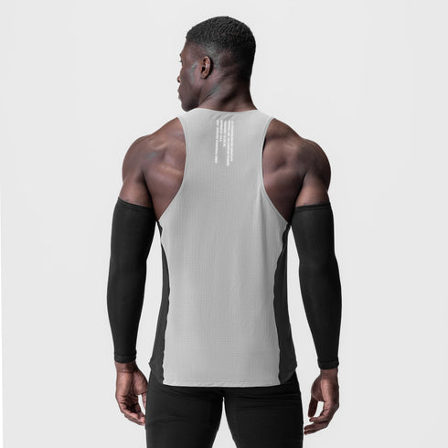 0949. Laser-Vent™ Singlet Tank - Slate Grey/Black