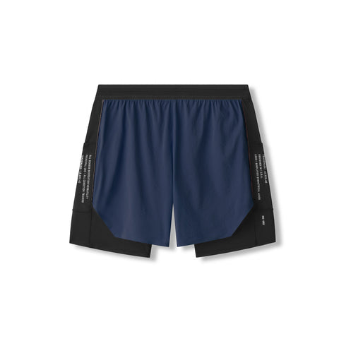 0953. Aerotex™ Hybrid Liner Short - Navy/Black