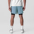 0953. Aerotex™ Hybrid Liner Short - Light Sky/Black