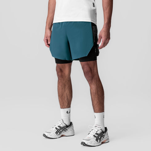 0953. Aerotex™ Hybrid Liner Short - Storm/Black
