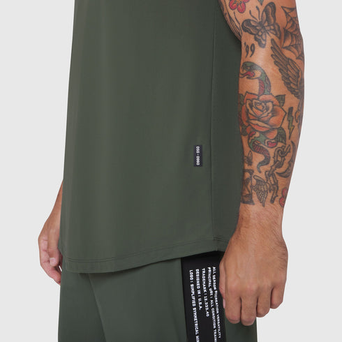 0960. Laser-Vent™ Tank Top - Olive