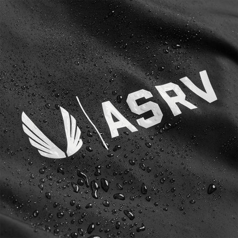0963. Waterproof Drawstring Rec Bag - Black