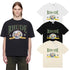 Rhude T-shirts Morocco Seaview Sailing Print Cotton Casual Short Sleeves Men and Women