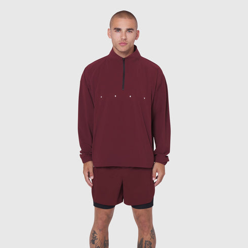 0970. Aerotex™ Quarter-Zip Jacket - Crimson