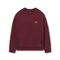 0984. Herringbone Terry Crewneck - Crimson