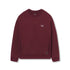 0984. Herringbone Terry Crewneck - Crimson