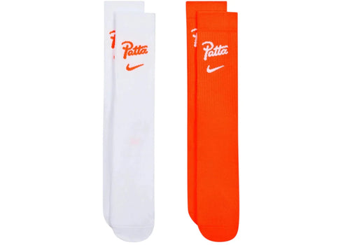Nike x Patta KNVB Crew 2 Pack Socks White/Orange