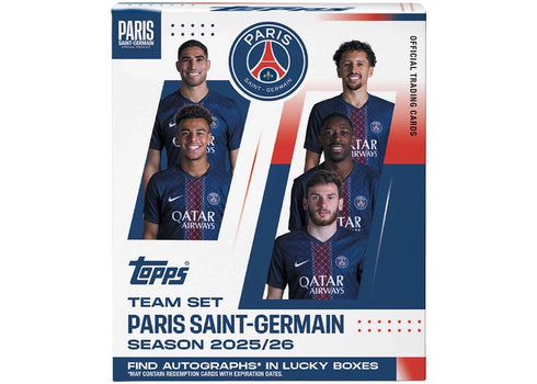 2026 Topps Paris Saint-Germain Team Set Soccer Team Box