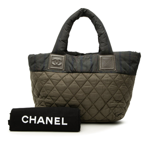 Coco Cocoon Reversible Tote Quilted Nylon Small