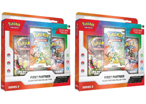 2026 Pokémon Mega Evolution First Partner Illustration Collection Series 2 2x Lot