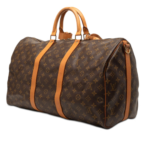 Keepall Bandouliere Bag Monogram Canvas 50
