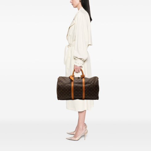 Keepall Bandouliere Bag Monogram Canvas 50