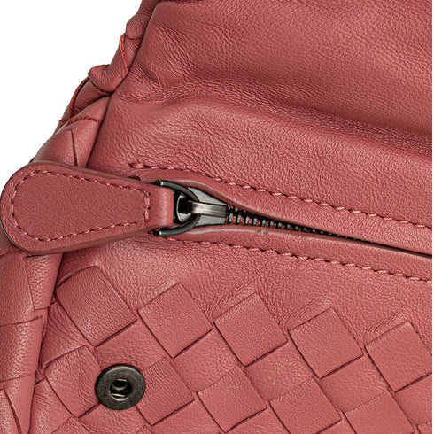 Expandable Chain Crossbody Bag Intrecciato Nappa Small