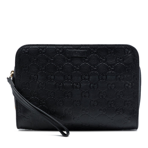Signature Wallet on Chain Guccissima Leather