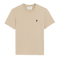 T-shirt Beige Ami De Coeur Noir En Coton