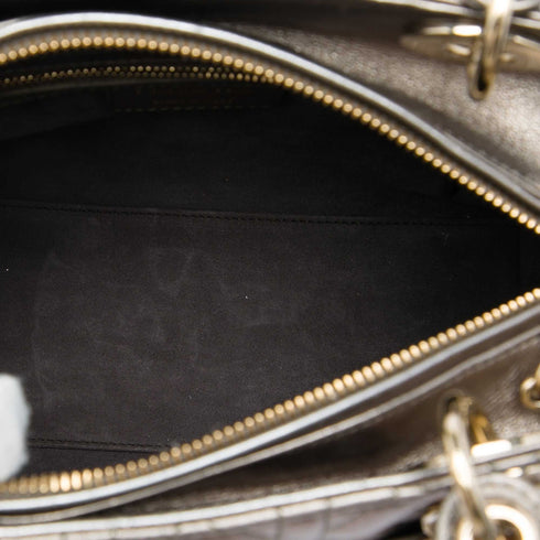 Lady Dior Bag Cannage Quilt Lambskin Medium