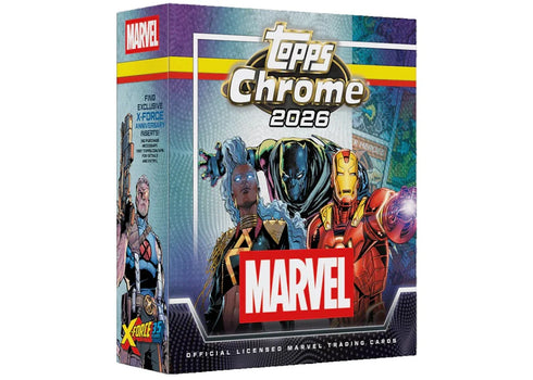 2026 Topps Chrome Marvel Comics Mega Box