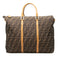 Vintage Zip Travel Tote Zucca Canvas Large