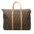 Vintage Zip Travel Tote Zucca Canvas Large