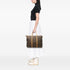 Vintage Zip Travel Tote Zucca Canvas Large
