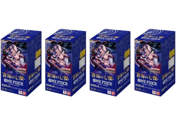 2025 Bandai One Piece The Azure Sea's Seven (OP-14) Booster Box (Japanese) 4x Lot