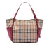 Canterbury Panels Tote Haymarket Coated Canvas and Leather Small