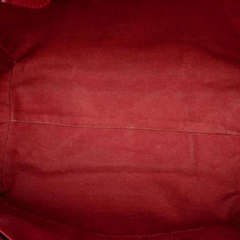 Canterbury Panels Tote Haymarket Coated Canvas and Leather Small
