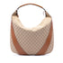 Bree Hobo GG Canvas with Leather Large