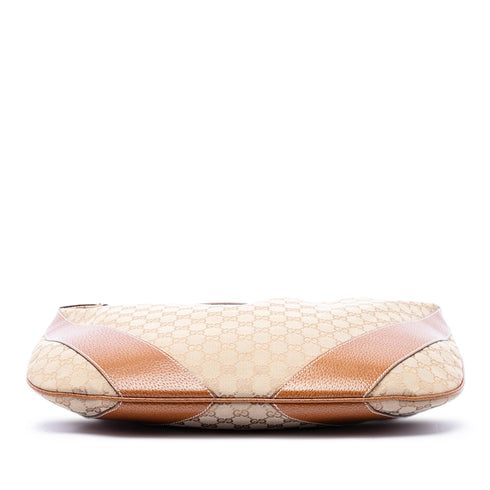 Bree Hobo GG Canvas with Leather Large