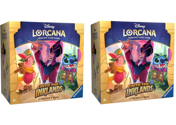 Disney Lorcana TCG Into the Inklands Illumineer's Trove Box 2x Lot