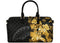Sprayground Gold Floral Remix Mini Duffle Bag Black/Gold