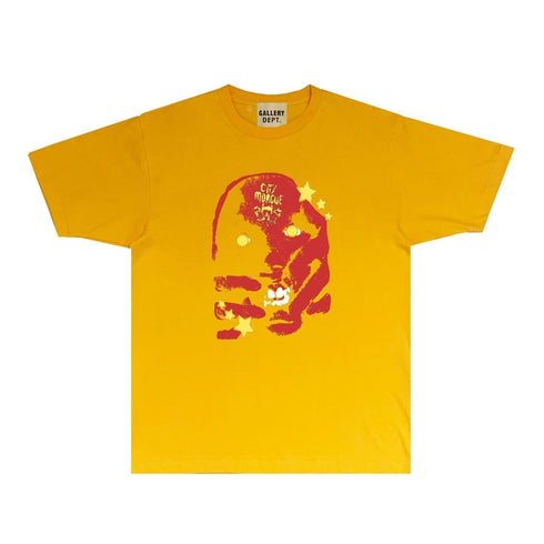 Gallery Dept T Shirt Retro Printed Loose Short-Sleeved Shirt