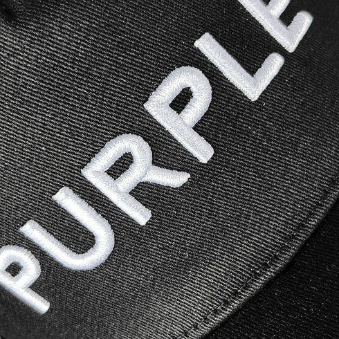 Purple Hat Mesh Stitching Embroidery PB003#