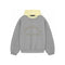 SS24 Hoodie Dark Heather Oatmeal/Garden Yellow