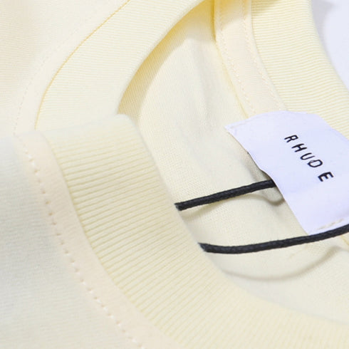 Rhude T-shirt Micro Label Yacht Print Short Sleeve T-shirt