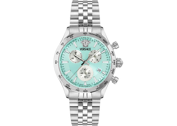 Versace Hellenyium Chrono Petite Bracelet VECFA0724 (Blue Sunray)