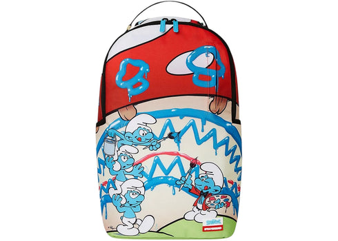 Sprayground Painting Smurfs DLXR Backpack Multicolor