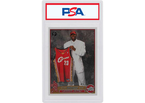 Lebron James 2003 Topps Rookie 1st Edition #221 (PSA Graded)