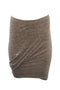 Women's T by Alexander Wang Stretch Skirt in Grey Rayon