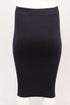 Women's Vince Ribbed-Knit Midi Skirt in Navy Blue Cotton